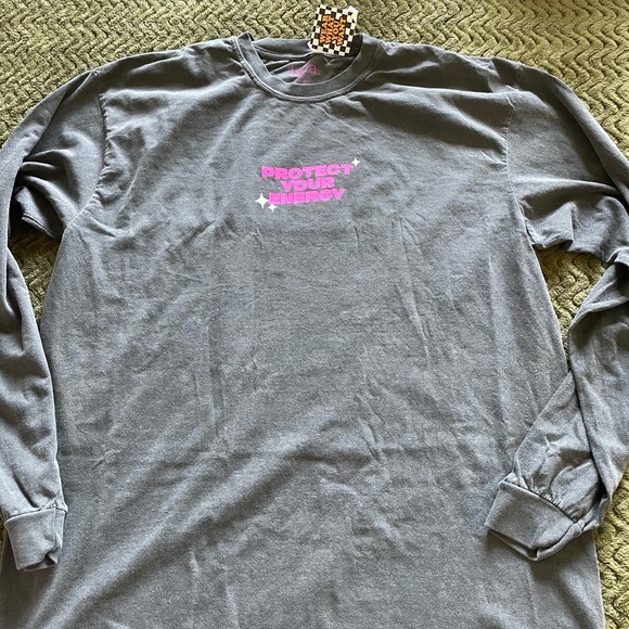 Dressed in Lala Protect Your Energy Longsleeve Tee NWT - Picture 4 of 6